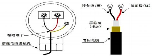 超聲波流量計探頭接線(xiàn)圖