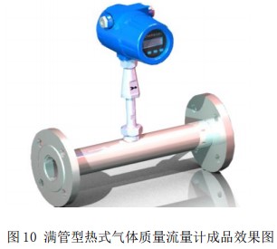 高溫型熱式氣體質(zhì)量流量計管道式成品效果圖